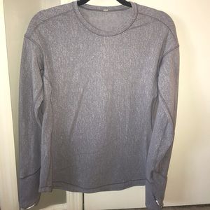 lululemon gray long sleeve top